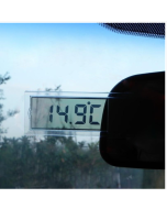 Suction cup car electronic digital display transparent thermometer