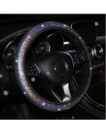 New Car Auto Steering Wheel Cover Bling Breathable Anti-slip Protector