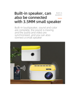 T20 320x240 400 Lumens Portable Projector Home LED Projector, Same Screen Edition