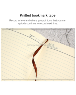 A5 marbled vintage combination lock notebook multifunctional student handbook organizer