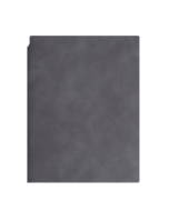 2 copies for sale Business notebook PU retro soft leather office notepad, cover color: light gray with pen insert, specification: A5