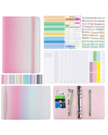 A6 Gradient macaron loose-leaf handbook notebook cash budget book