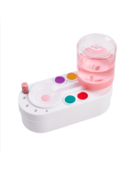 2nd generation brush brush cleaner, water circulation brush cleaner, brush washer with water container