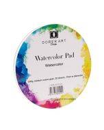 Creative Round Watercolor Paper Pads Water Soluble Calligraphy Paper Round With