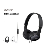 Sony MDR-ZX110AP Over-Ear Headphones Subwoofer Headset Wire Universal Mobile Phone Play Music Hands Free Calls Headphones
