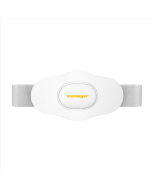 Y2 EMS pulse heat lumbar massage instrument Multi-function voice announcement massage belt (white)