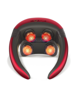 4-Head Shoulder & Neck Massager Department Pulse Neck Protector (Red)