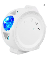 Tuya Smart Star Projetor de luz noturna, projetor WiFi Galaxy, projetor de música LED céu estrelado compatível com Alexa e Google Home Assistant, para festa, quarto e luz decorativa