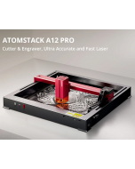 ATOMSTACK A24 PRO 24W Laser Engraver Cutter, Fixed Focus, 0.02mm Engraving Precision, 600mm/s Engraving Speed, 32-bit Motherboard, Cross Laser Positioning, App Control, Unibody Frame, 365x305mm