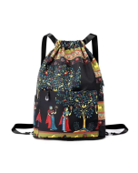 Drawstring Foldable Large Capacity Dry-wet Separation Travel Sports Backpack