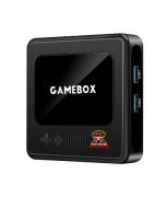 HANHIBR 32GB 128GB 20000 Games Emuelec 4.3 Retro TV Game Console MAME DC FC MD PS Game Box HD TV Game Player with Wireless Controllers - Black 32G