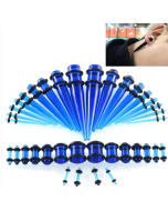 36 pieces/set Acrylic ear expander set Ear expander 14G-00G piercing jewelry