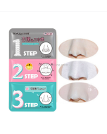 3-piece beauty pig nose mask to remove blackheads and acne remover to remove blackheads 3-step skin care set (blue)
