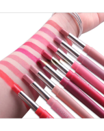 Double-ended lip makeup lipstick refill waterproof long-lasting light color sexy red lipstick beauty matte eyeliner lipstick (47)