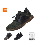 Xiaomi Youpin Sneakers Men And Women Outdoor Breathable Safety Work Shoes With Steel Toe Cap Puncture-Proof Big Size 39-45