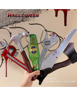Halloween Cosplay headdress simulation piercing kitchen knife headband tricky funny headband