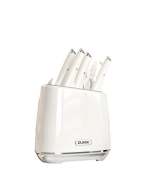 DUMIK Medium Codemark White Knife Kitchen  6-Piece Set