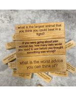 Ice Breaker Questions Tumbling Tower Game (54Pcs)