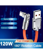 Bestselling 180 Rotating Cable for Super Fast Charging