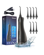 Fairywill 300ML Cordless Water Flossers Rechargeable Oral Irrigator 8 Jet Tips