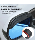Car Rear View Mirror Rain Eyebrow Visor