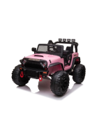 JEEP Double Drive Children Ride- on Car With 40W*2 12V9AH*1 Battery,Parent Remote Control ,Electron assisted steering wheel, Foot Pedal ,Led lights,music board with USB/bluetooth/MP3/music/ volume