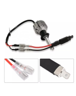 10X LED H1 Replacement Single Converter Wiring Connector Cable Conversion Lines Adapter Holder HID Headlight Bulb Accessories