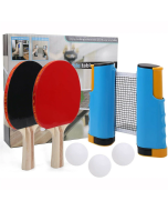 Portable Telescopic Table Tennis Set for Indoor Sports Fun