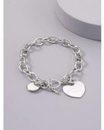 Heart Charm Bracelet - A Dainty Accessory for Love-Radiating Wrist