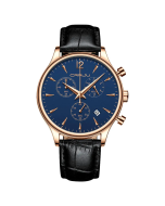 CRRJU 2272: Stylish Calendar Waterproof Men's Quartz Watch with Leather Strap