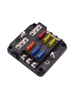 12V-36V Car Boat Fuse Box Holder 6-12 Way Blade Fuse Block