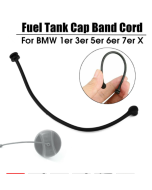 Fuel Tank Cap Cable Wire For BMW E81 E87 E88 E46 E90 E91 X3 X5 X6 Series Fixed Rope 16117193372 Fuel Tank Cap Band Cord Black