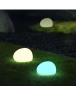 Waterproof LED Spherical Lawn Light for Outdoor Decoration with Solar Power