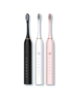 X-3: Rechargeable Electric Toothbrush with Portable and Replaceable Heads