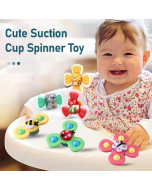 Suction Cup Spinner Toys (3 Piece Set)