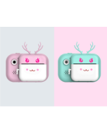 Video Polaroid photo printing children's camera 2400W pixel front and rear HD dual camera