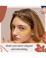 Fluffy Fishbone Wig Headband