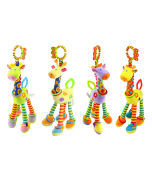 Happy monkey - baby toys stroller rattles pendant baby bed hanging bedbell cartoon giraffe