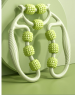 Muscle Relaxation Ring Clip Leg Yoga Wheel U Shape Roller Muscle For Fitness Yoga Sports