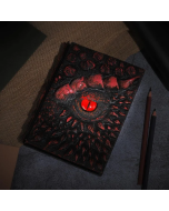 3D Retro Embossed Resin Cover Dragon Eye Notebook