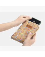 Women 6 Card Slots Chain Bag Phone Bag Cork Bag