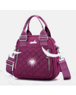 Nylon Diamond Crossbody Bag Backpack