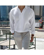 Gentlemen simple design casual vacation shirt