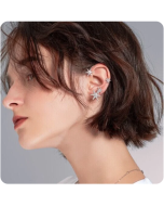 Snowflake earrings
