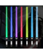 Star Wars laser sword toys colour changing percussion sound effects 2 in 1 laser wand retractable toys