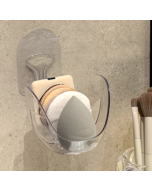 Multifunction Makeup Organizer Storage-Silicone Beauty Blender Makeup Sponge Holder Wall Mounted for Bathroom