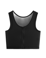 Corset underwear female large breasts show small les zip flat-chested teenage sports anti-wandering chest wrap shapewear upper body