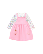 Little maven girls strap dress fall models girls skirt Europe and the United States girls cotton strap dress child skirt