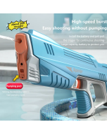 Summer children's water gun automatic continuous electric water gun bared water large capacity boys water toys wholesale