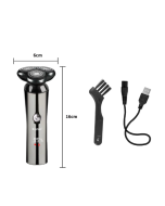 Electric Rechargeable Men's Shaving Machine Kemei KM-386 Quick Charge IPX7 Waterproof 4d Men Usb Shaver